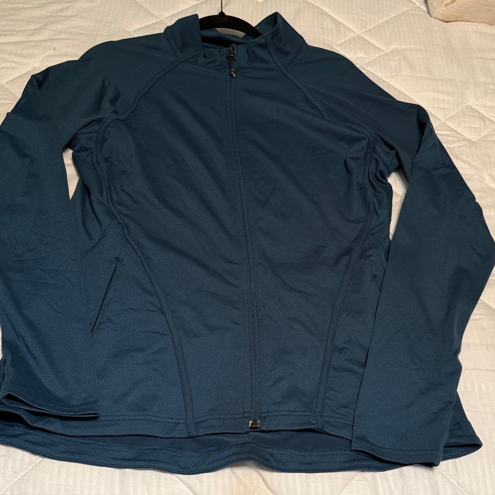 Teal Full-Zip Athletic Jacket - image 1